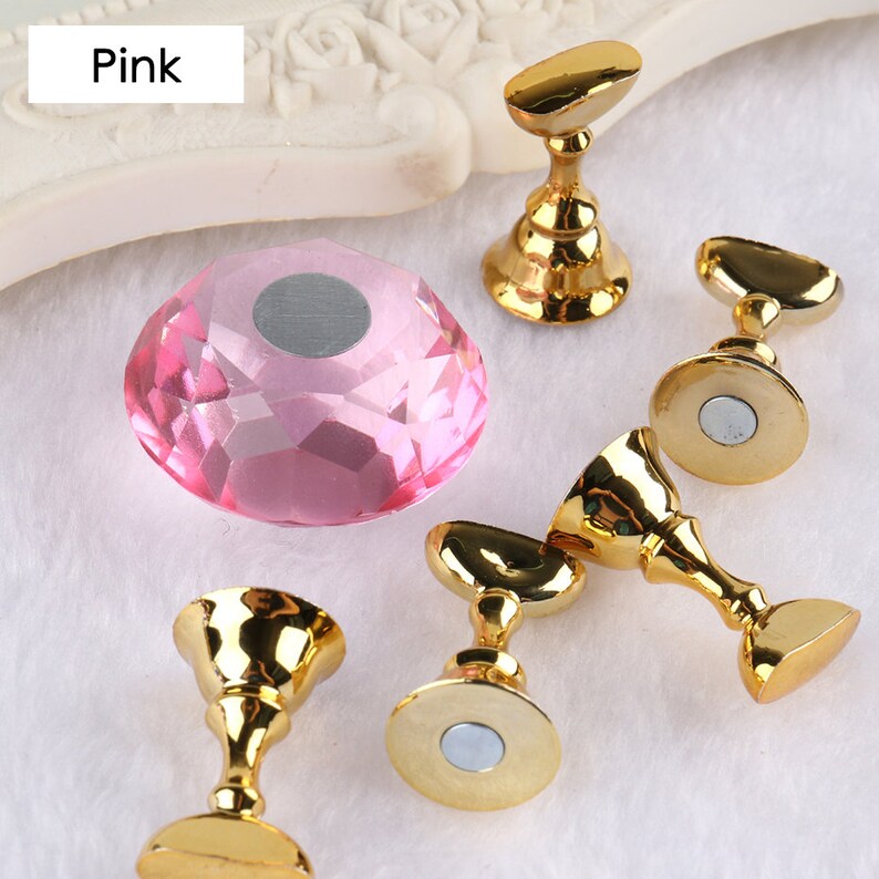 1pc Nail Holder 5 Tips Practice Training Display Etsy