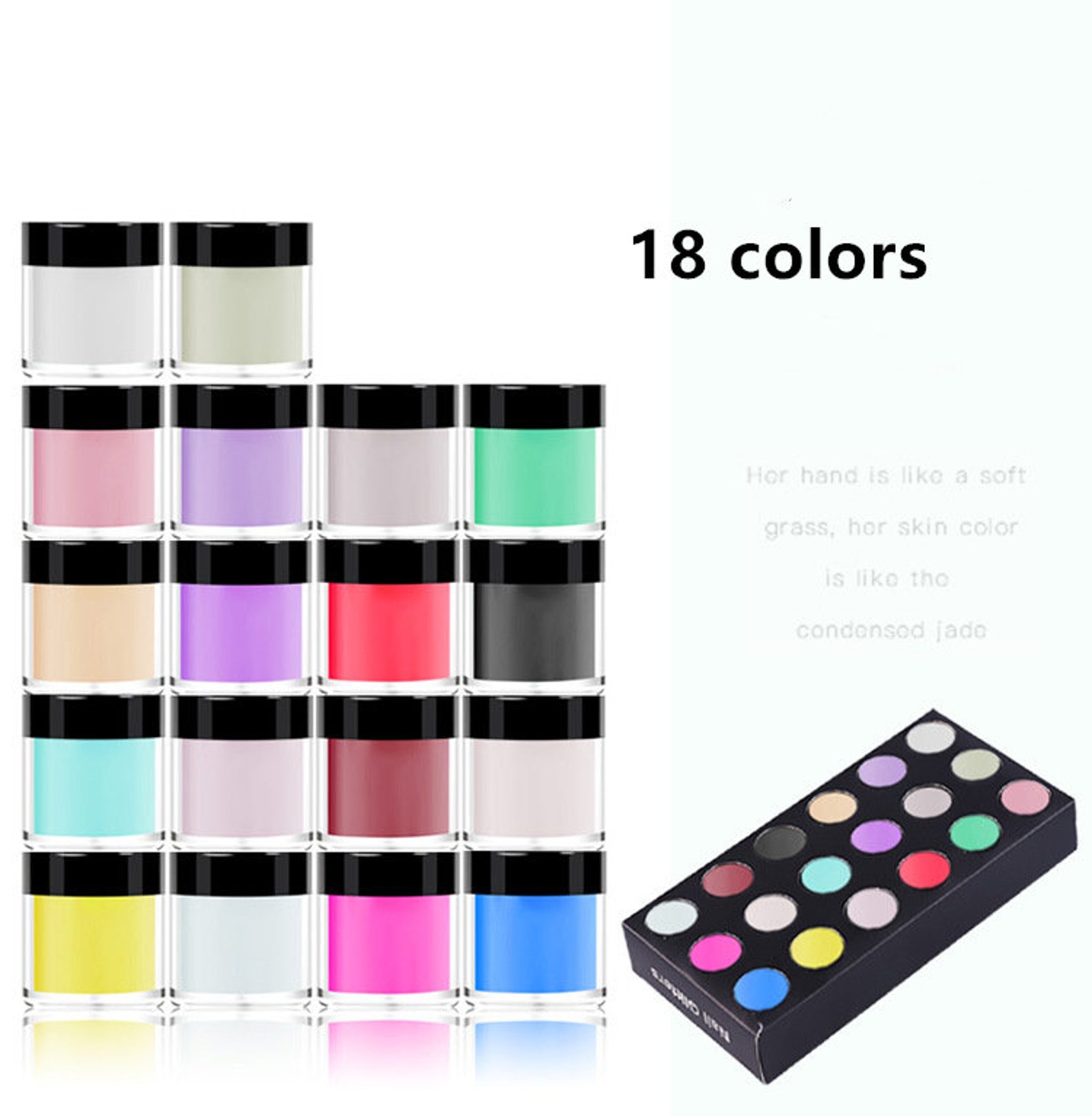 A Set of Acrylic Powder Poly Gel for Nail Polishcrystal - Etsy