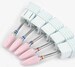 1 PCS Pink Nail Cone Tip Ceramic Drill Bits Electric Cuticle Clean Rotary For Manicure Pedicure Grinding Head Sander Tools(7003-118) 