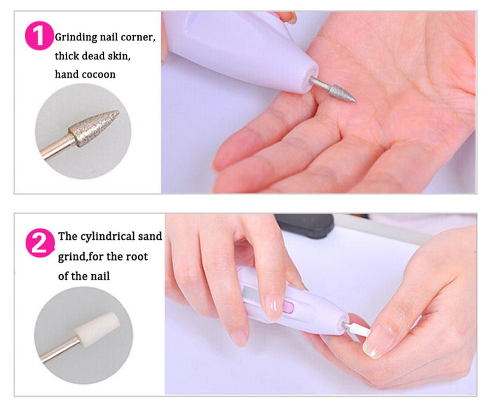 5 in 1 Electric Nail Polish Trimmer Kit Nail Trimming Tool Etsy