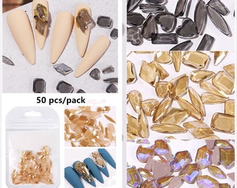 Mixed ,50 pcs Flatback Nail Rhinestones,Diy Deco Bling,Glass Crystal Rhinestone,for Nail Art,Wholesale(7003-553)