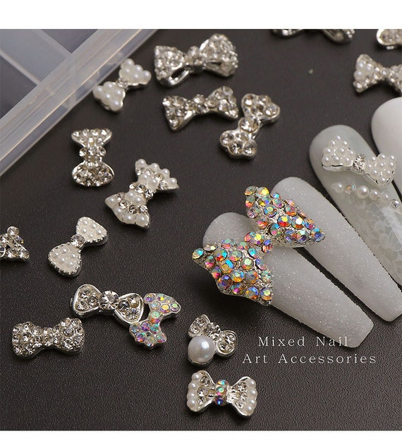 Multi Shapes 3d Flat Back Nail Rhinestones, Nail Gems Glass Ab Crystal  Rhinestones Kit Nail Charms For Diy Craft, Face, Clothes, Manicure Craft  Decoration, - Temu