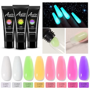 8 colors Nail Gel Nail Extension Gel, Natural Camouflage UV/LED nail Gel manicure,luminous nail extend glue(7003-518)
