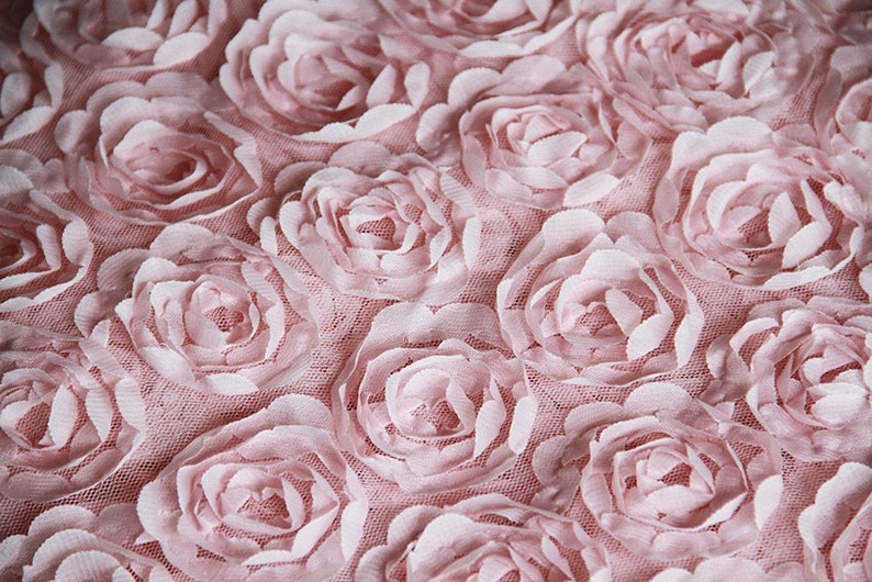 bridal lace fabric,3D flower lace fabric,fabric for bridal,for DIY dress,width 140 cm 86-6 Pinkblackmilk white wedding lace fabric
