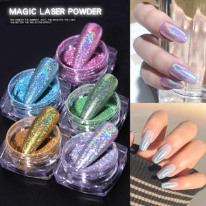 1 pcs Laser nail glitter,Nail Art Powder Dust,Magic Mirror Chrome Dip Powder Nail Glitter Decoration,Nail Glitter, Powder Nail Art（7003-797）