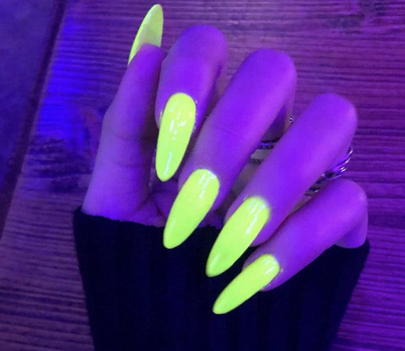 Glow In The Dark Pigment Powder Luminous Acrylic Powder Nail - Temu