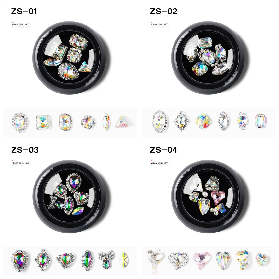 Mixed Super Flash Rhinestonenail Rhinestone | Etsy