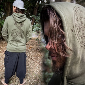 SHIPIBO HOODIE Psy Clothing Cosmic Serpent Doof Hoodie Psychedelic Clothing Burning Man Hoodie Serpent Snake Mythology Unisex Hoodie Jumper