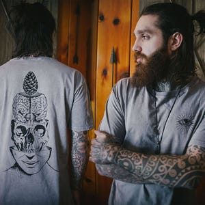 Skull Pineal Gland Psy Trance Brain Anatomy Third Eye Psychedelic Pinecone Clothing Burning Man