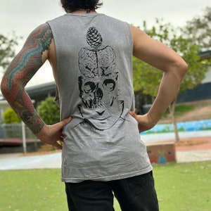 Skull Pineal Gland Psy Trance Brain Anatomy Third Eye Psychedelic Pinecone Clothing Burning Man