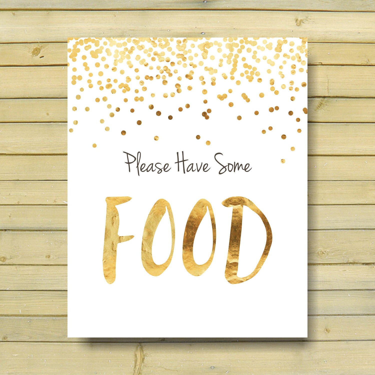food sign for bridal shower bridal shower decor printable | Etsy