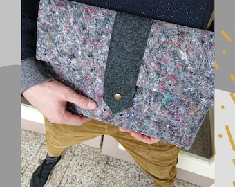 VEGAN & RECYCLED Felt laptop case For Any Size - MacBook Air, MacBook Pro, Custom Made