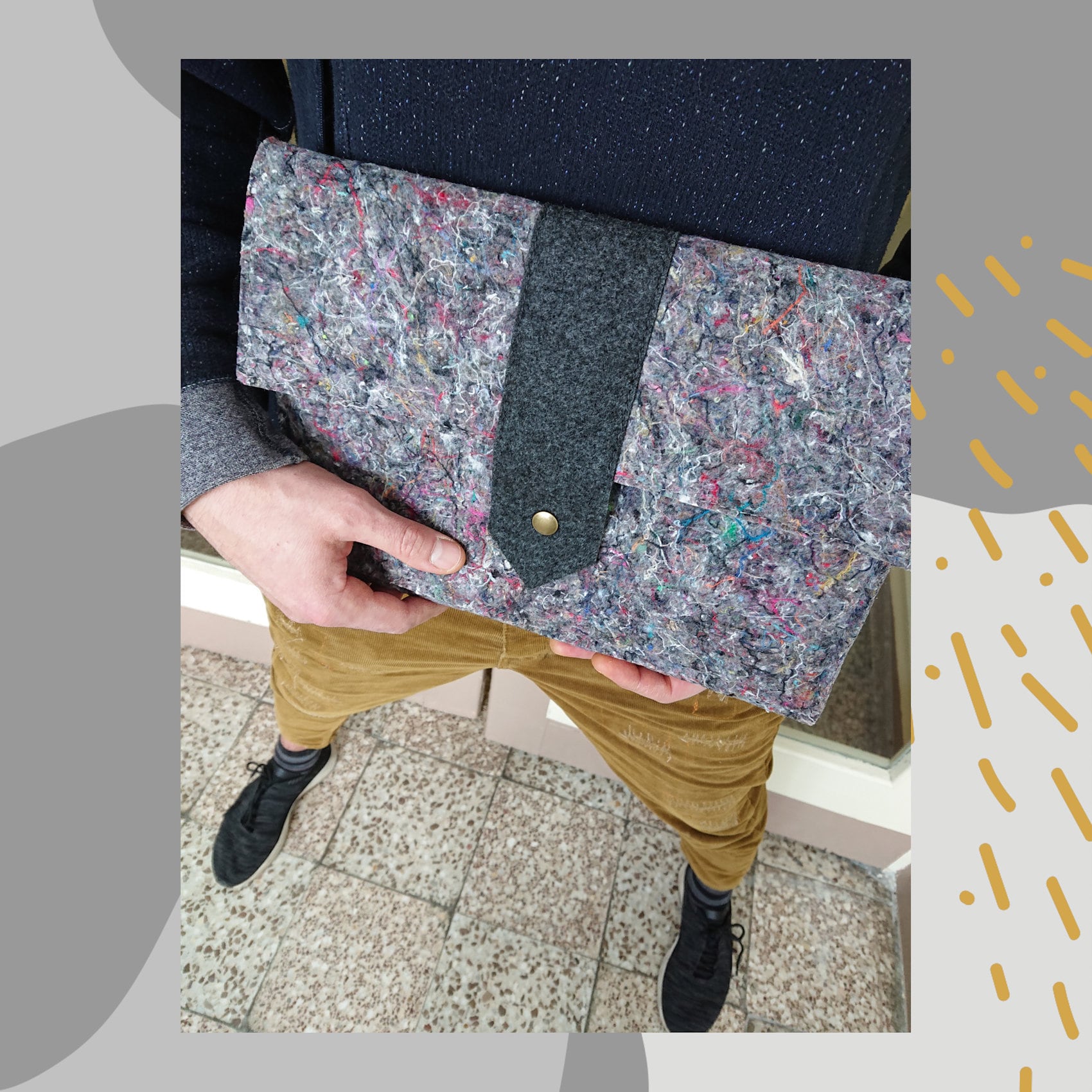 recycled macbook case