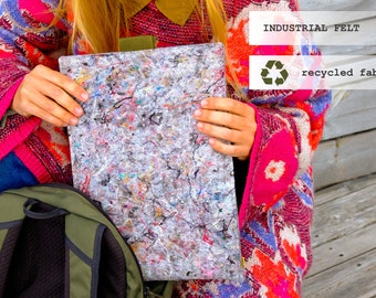 NEW macbook Pro 14 2021 - 2023 VEGAN Industrial RECYCLED Felt notebook case / recycled felt Backpack sleeve / vegan friendly Vertical sleeve