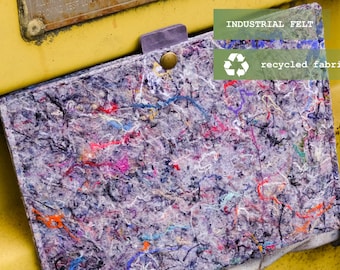 Etui en feutre recyclé industriel pour iPad PRO / étui en feutre recyclé / étui végétalien