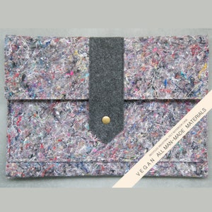 VEGAN Industrial RECYCLED Filcowa obudowa na notebooka MacBook AIR 15 2023 z odpadów Całkowicie wykonana z człowieka, bez odpadów