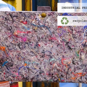 Wegański pokrowiec z filcu na iPada Air – wyściełane etui z recyklingowanego filcu | Minimalistyczna osłona ochronna na tablet 11" i 13"