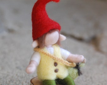 Elf, fairytale wool, Wladorf inspiration, home decoration, corner of the seasons, undergrowth