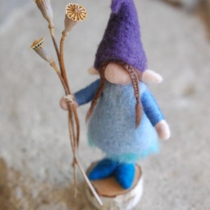 Elf, fairytale wool, Wladorf inspiration, home decoration, corner of the seasons, undergrowth image 6