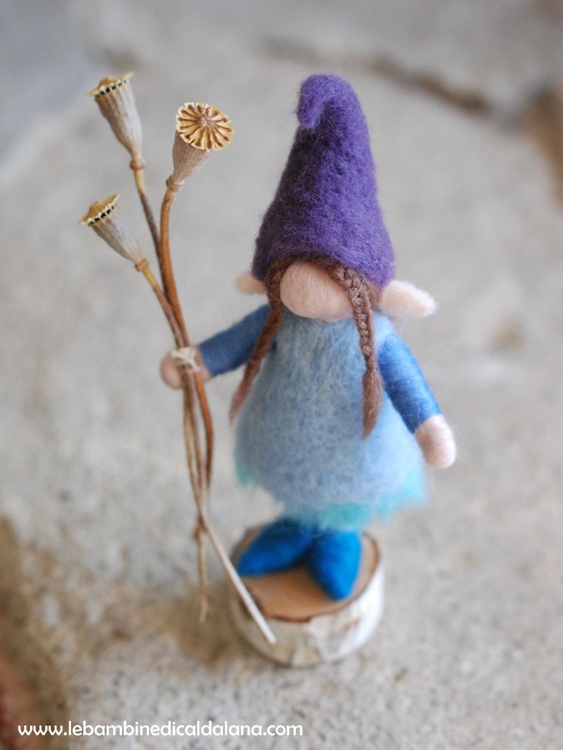 Elf, fairytale wool, Wladorf inspiration, home decoration, corner of the seasons, undergrowth image 6