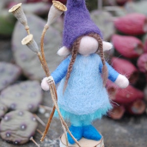 Elf, fairytale wool, Wladorf inspiration, home decoration, corner of the seasons, undergrowth image 7