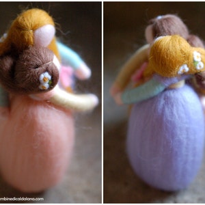 Friends, sisters, fairytale wool, Waldorf inspiration image 4