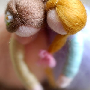 Friends, sisters, fairytale wool, Waldorf inspiration image 3