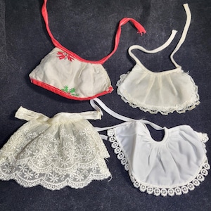 vintage doll aprons bundle
