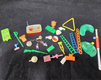 Vintage toy junk drawer lot