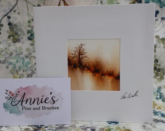 Original Watercolour Greeting Card