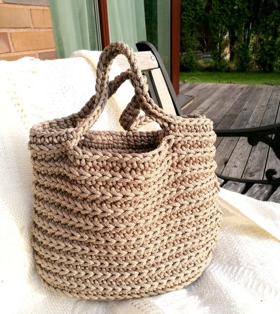 rope crochet bag