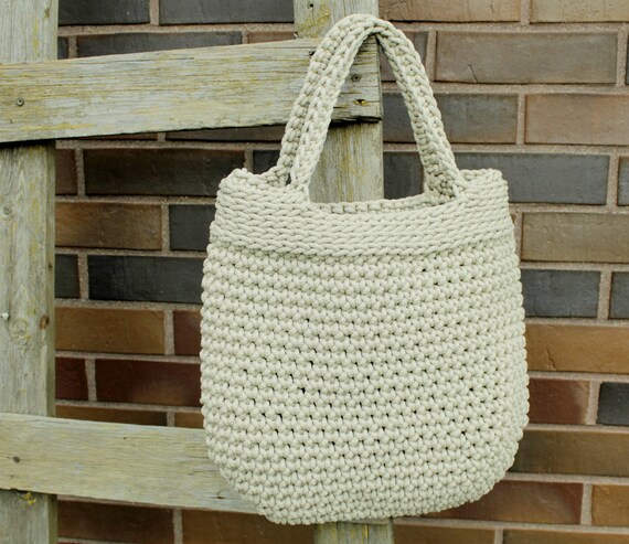 crochet rope bag