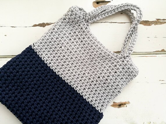 crochet rope bag