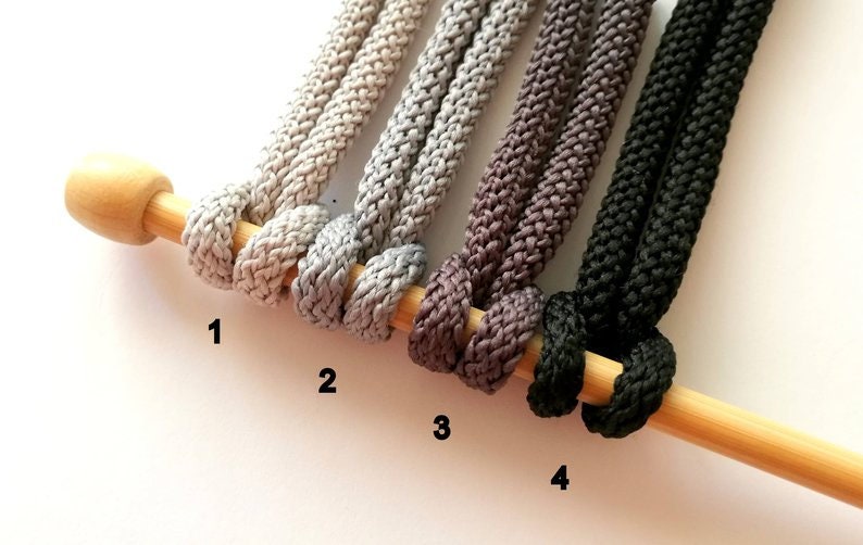 Shopping bag Knitted large summer bag Pouch Rope crochet bag Handmade sack Colored summer beach pouch Handmade boho bag Tote Macrame bag