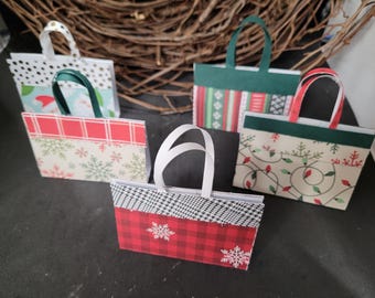 Christmas Lip Balm Set of 5: Mini Purse Cardstock Holders