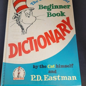 The Cat in the Hat Beginner Book Dictionary Vintage Book