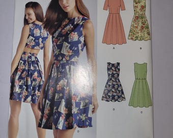 New Look Dress Pattern D0593, Size A (10-22)