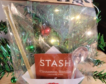 Christmas Tea Gift Set, Holiday Flavors, Stocking Stuffer (Set of 5)