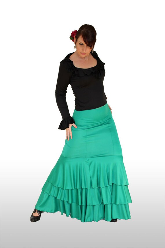 Professional Flamenco Skirt Tailor Made ELEGANT FRILL SKIRT Etsy