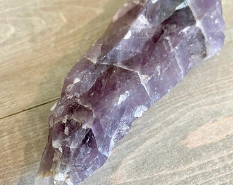 Auralite 23 Hand Carved Crystal Wand | Canadian Rare Genuine Stone Natural Gemstone Point