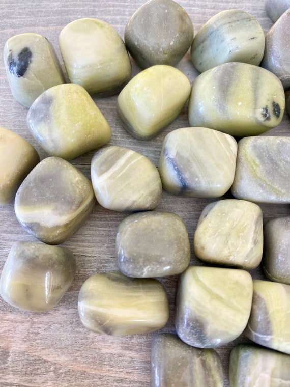 Infinite Stone Tumbled | Serpentine Gemstone Crystal South