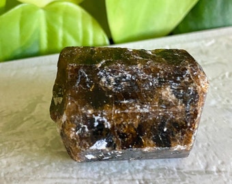 Dravite XL Rare Brown Tourmaline Austria Gemstone Crystal AAA Quality Specimen Freeform