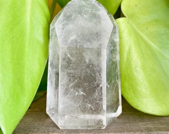 Clear Quartz Standing Point | Generator Tower Natural Gemstone Crystal