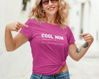Cooles Mama Definition Shirt, mittlere Mädchen, Damen Vintage Tri-Blend T-Shirt, Muttertag Kurzarm T-Shirt, 1. Mutter Tages Top