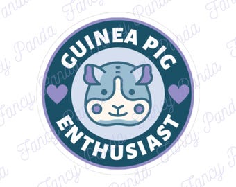 Guinea Pig Stickers | Funny Sticker Gifts | Animal Stickers | Vet Tech Appreciation | Custom Stickers | Vet Clinic Gifts | Stocking Stuffers