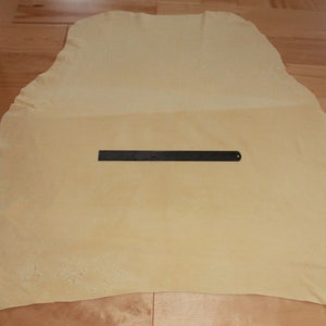 1 large single leather chamois skin - a  top quality shammy approx 5-6 sq ft  from our workshop in Scotland  - for crafts or car polishing