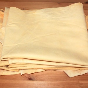 2 X Regular Top Quality Chamois Leather Skin Shammy Approx 2.5 to 3 Sq Ft  Each From Our Workshop in Scotland 