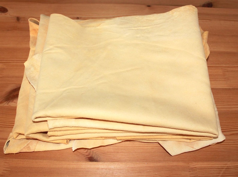 4 X Large Top Quality Chamois Leather Skin Shammy Approx 2.5 Etsy