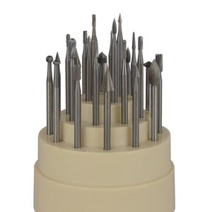 24 Piece Assorted Bur Set w/ 3/32&quot; Shanks Jewelry Making Bur Cutting Tools - BUR-416.00