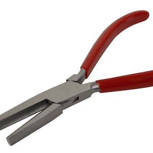 6-1/4&quot; Concave Convex Metal Sheet Ring Shank Bending Jewelry Making Wire Forming Pliers - PLR-0121
